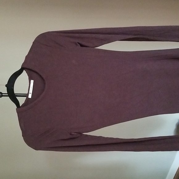 T by Alexander Wang long sleeve asymmetrical tube dress - Picture 4 of 6